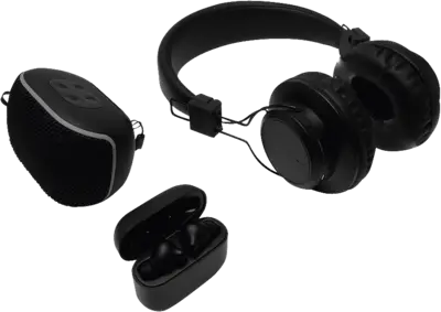 Ledwood Happy Geek 3-pack Bluetooth speaker + ear+ headphone