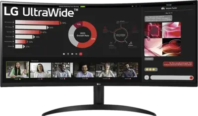 LG 34WR50QK-B.AEU Curved UltraWide
