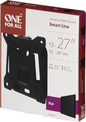 WM2111 Vesa 100 muurbeugel - vast