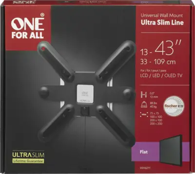 WM6211 TV Beugel Flat