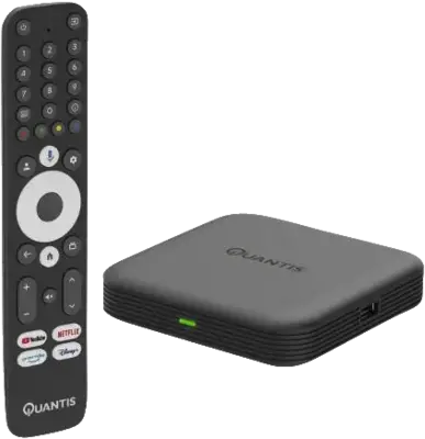 Quantis Google TV Streamingbox 32 Gb met numerieke remote