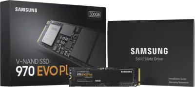 SSD 970 EVO Plus 500GB PCIe Gen3x4 M2.2280 NVMe 1.3 V-NAND