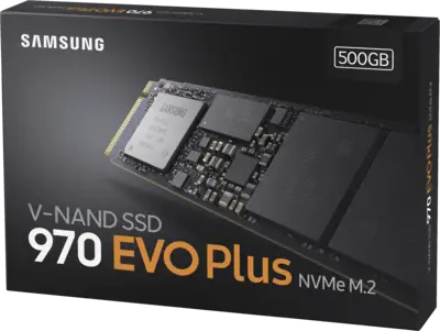 SSD 970 EVO Plus 500GB PCIe Gen3x4 M2.2280 NVMe 1.3 V-NAND
