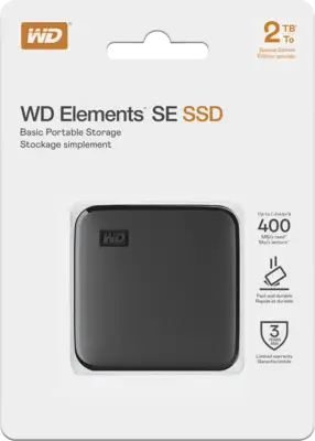 WD Elements SE 2TB Portable SSD