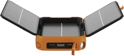 Rugged Power Pack, solar module, 10.000mAh